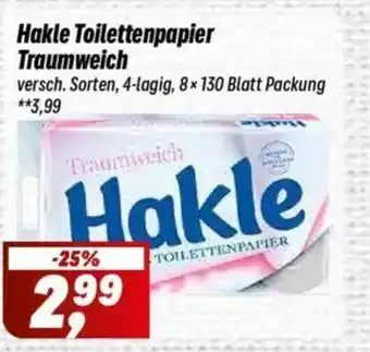 Simmel Hakle Toilettenpapier Traumweich Angebot