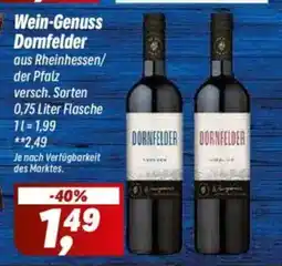 Simmel Wein-Genuss Dornfelder Angebot