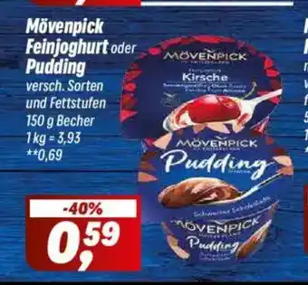 Simmel Mövenpick Feinjoghurt oder Pudding Angebot