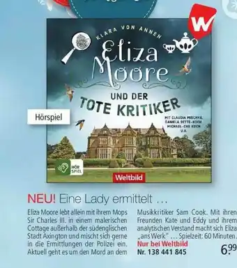 Weltbild Klara Von Annen - Eliza Moore Und Der Tote Kritiker Angebot