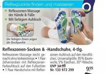 Weltbild Reflexzonen-socken & -handschuhe 4-tlg Angebot