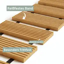 Netto Marken-Discount holz4home Rollweg Gartenweg aus Lärche - Holz-Tritte für Garten 45 cm Angebot