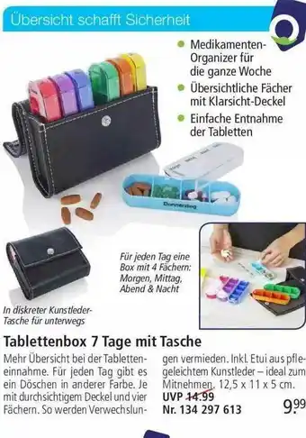 Weltbild Orbisana Tablettenbox 7 Tage Mit Tasche Angebot