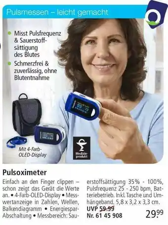 Weltbild Pulsoximeter Orbisana Angebot