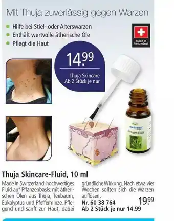 Weltbild Thuja Skincare-fluid; 10 Ml Angebot