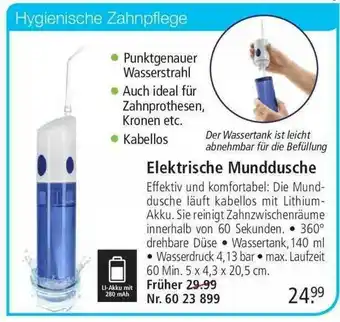 Weltbild Elektrische Munddusche Angebot