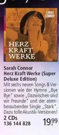 Weltbild Sarah Connor Herz Kraft Werke (super Deluxe Edition) Angebot