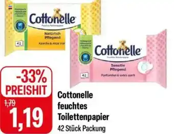 Feneberg Cottonelle feuchtes Toilettenpapier Angebot