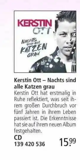 Weltbild Kerstin Ott - Nachts Sind Alle Katzen Grau Angebot