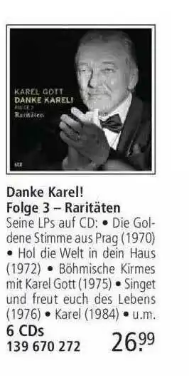 Weltbild Danke Karel! Folge 3 - Raritäten Angebot