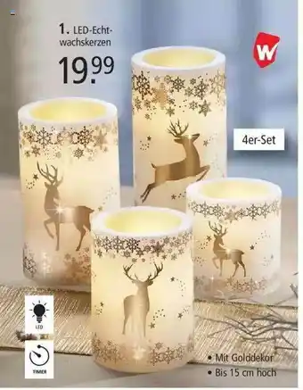 Weltbild Led-echtwachskerzen Angebot