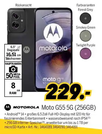 MEDIMAX motorola Moto G55 5G (256GB) Angebot