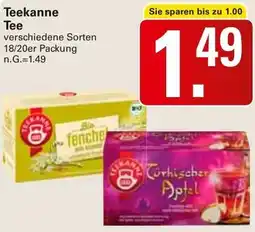 WEZ Teekanne Tee Angebot