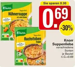 WEZ Knorr Suppenliebe Angebot