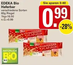 WEZ EDEKA Bio Haferbar Angebot