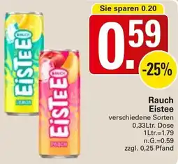 WEZ Rauch Eistee Angebot