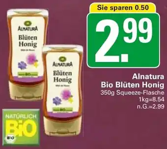 WEZ Alnatura Bio Blüten Honig Angebot