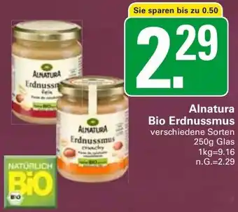 WEZ Alnatura Bio Erdnussmus Angebot