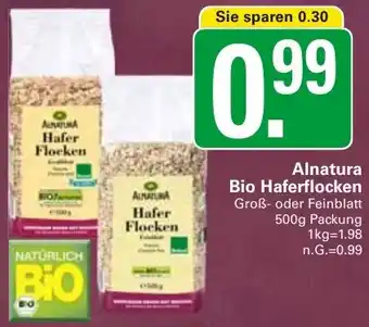 WEZ Alnatura Bio Haferflocken Angebot