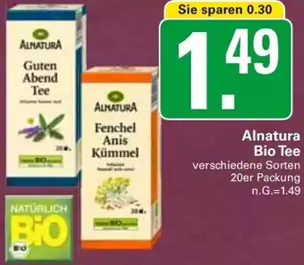 WEZ Alnatura Bio Tee Angebot