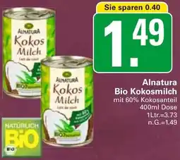 WEZ Alnatura Bio Kokosmilch Angebot