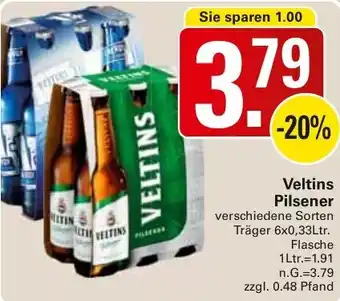 WEZ Veltins Pilsener Angebot