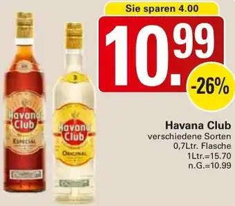 WEZ Havana Club Angebot