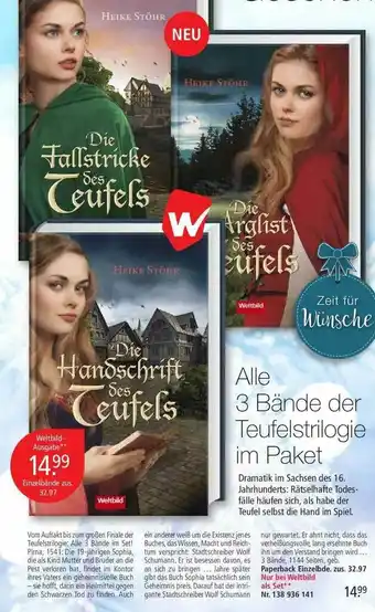 Weltbild Heike Stöhr - Alle 3 Bände Der Teufelstrilogie Im Paket Angebot