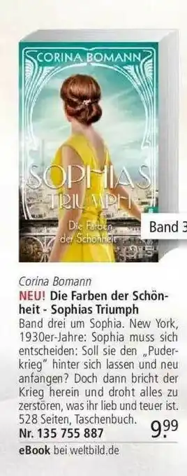 Weltbild Corina Bomann - Die Farben Der Schönheit - Sophias Triumph Angebot