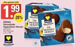 WEZ EDEKA Herzstücke Eispralinen Herzen Angebot