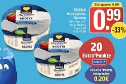 WEZ EDEKA Herzstücke Ricotta Angebot