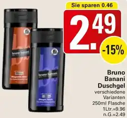 WEZ Bruno Banani Duschgel Angebot