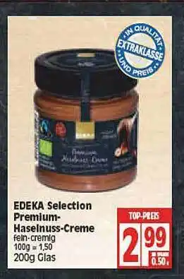 E Reichelt Edeka Selection Premium Haselnuss Creme Angebot