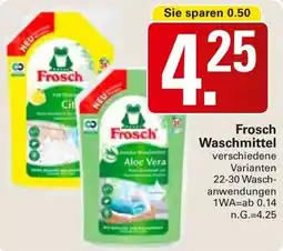 WEZ Frosch Waschmittel Angebot