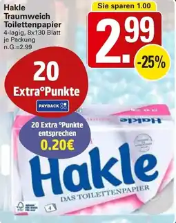 WEZ Hakle Traumweich Toilettenpapier Angebot