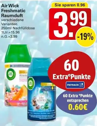 WEZ Air Wick Freshmatic Raumduft Angebot