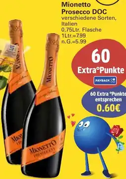 WEZ Mionetto Prosecco DOC Angebot