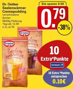 WEZ Dr. Oetker Seelenwärmer Cremepudding Angebot