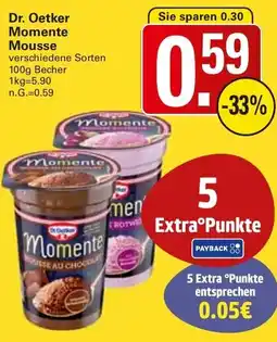 WEZ Dr. Oetker Momente Mousse Angebot