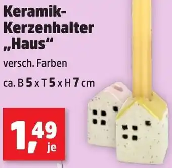 Thomas Philipps Keramik Kerzenhalter ,,Haus" Angebot