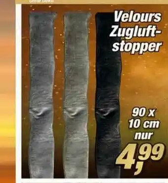 Posten Börse Velours Zugluft Stopper Angebot