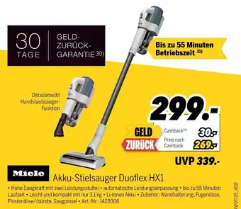 MEDIMAX Miele akku-stielsauger duoflex hx1 Angebot