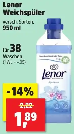 Thomas Philipps Lenor Weichspüler Angebot