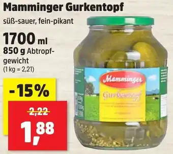 Thomas Philipps Mamminger Gurkentopf Angebot