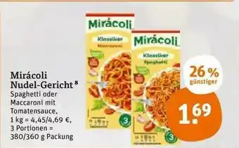 tegut Mirácoli Nudel-gericht Angebot