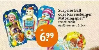 tegut Surprise Ball Oder Ravensburger Mitbringspiel Angebot