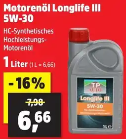 Thomas Philipps TP AUTO Motorenöl Longlife III 5W-30 Angebot