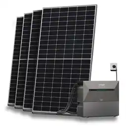 Netto Marken-Discount Solarway All In One Balkonkraftwerk 2000W Komplett mit 3,2 kWh Anker Solarbank 2 PRO Speicher, Plug&Play Angebot