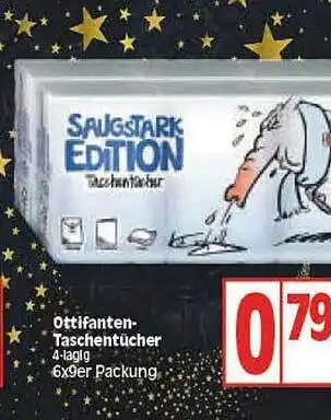 E Reichelt Ottifanten Taschentücher Angebot