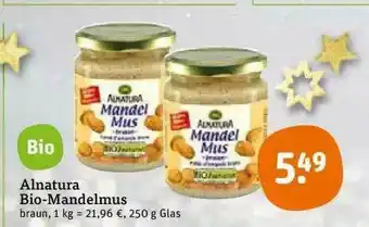 tegut Alnatura Bio-mandelmus Angebot